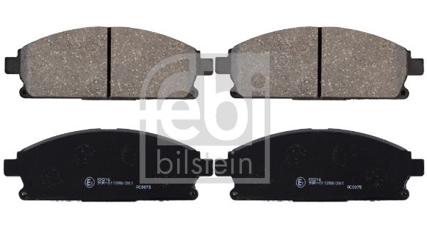FEBI BILSTEIN Комплект тормозных колодок, дисковый тормоз 170241
